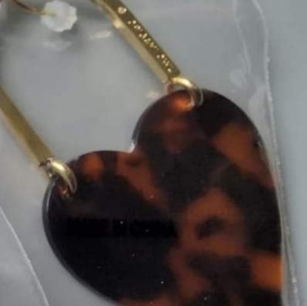 Origami owl heart earrings new